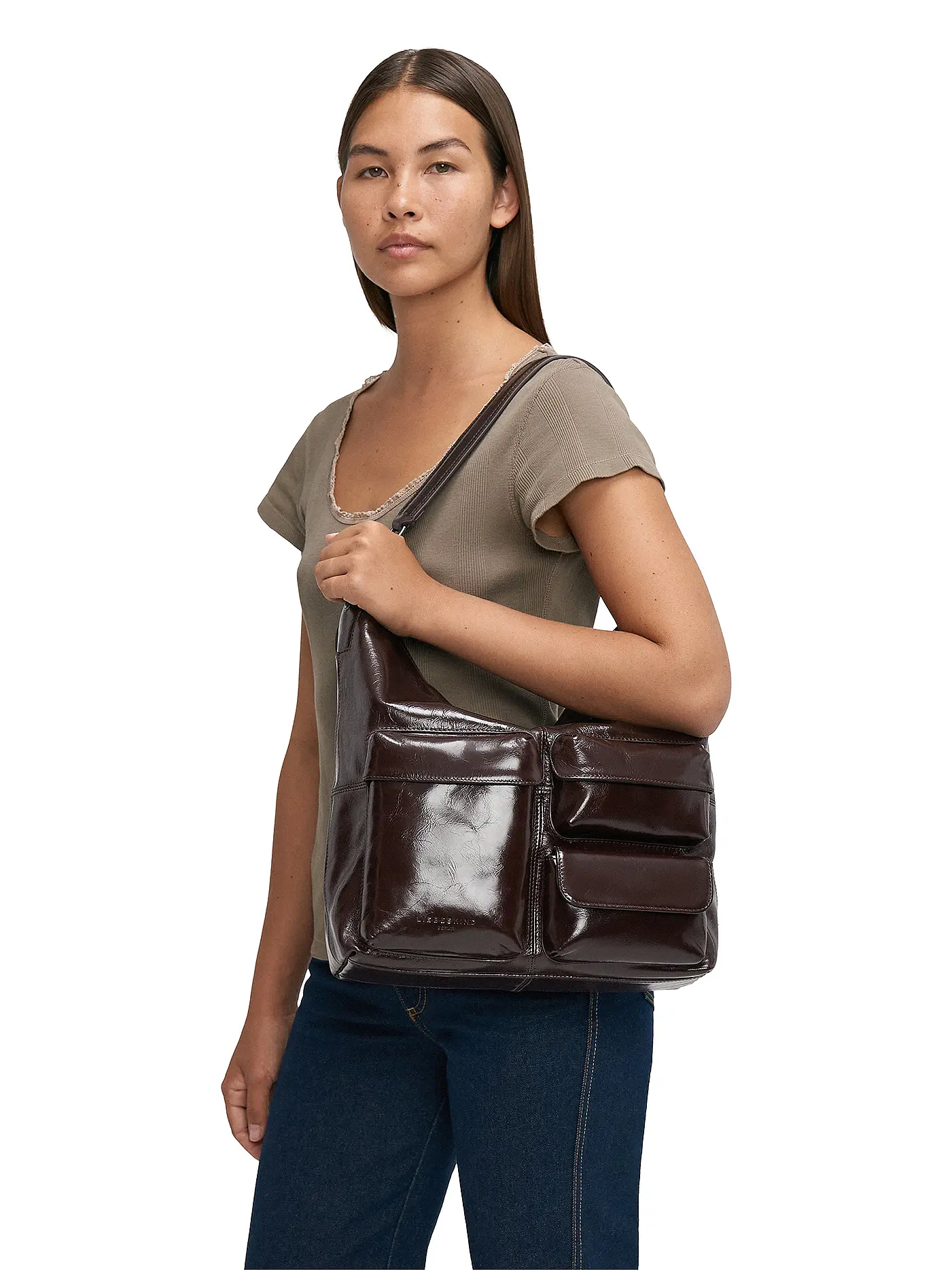 LIEBESKIND BERLIN | Ledertasche - Hobo Bag Medium | 